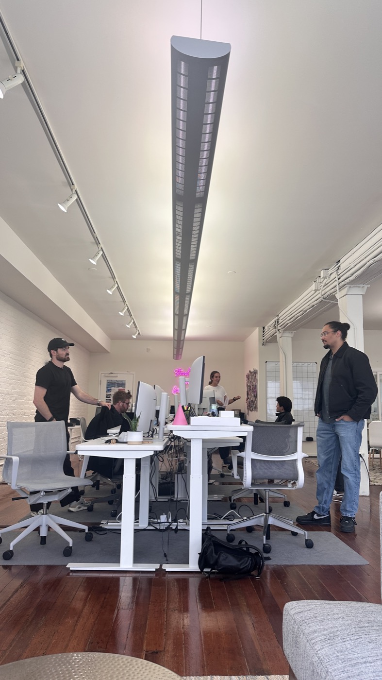 The Grw AI team working together in the office