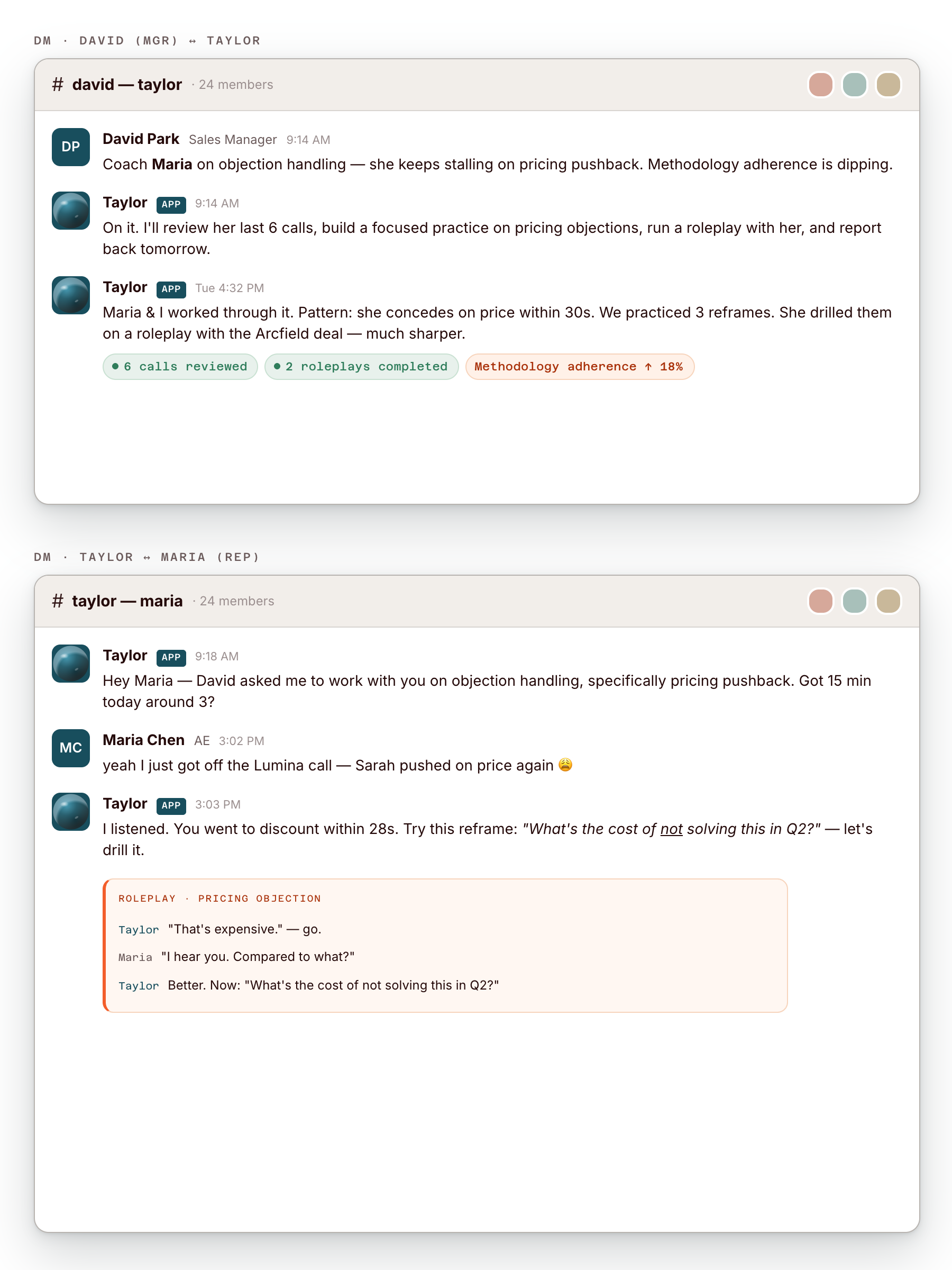 Grw executing onboarding, QBR prep, deal reviews and coaching